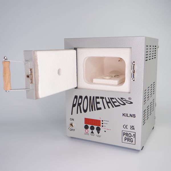 Prometheus Pro 1 PRG Brennofen mit offener Tür
